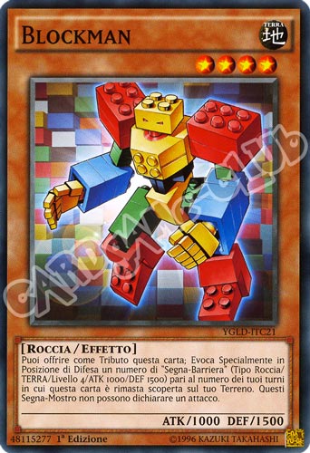 YGLD-ITC21 Blockman comune 1a Edizione (IT) -NEAR MINT-