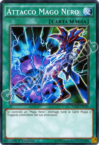 YGLD-ITC29 Attacco Mago Nero comune 1a Edizione (IT) -NEAR MINT-