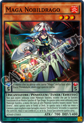 SDMP-IT003 Maga Nobildrago super rara 1a Edizione (IT) -NEAR MINT-