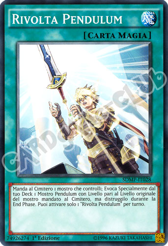 SDMP-IT028 Rivolta Pendulum comune 1a Edizione (IT) -NEAR MINT-