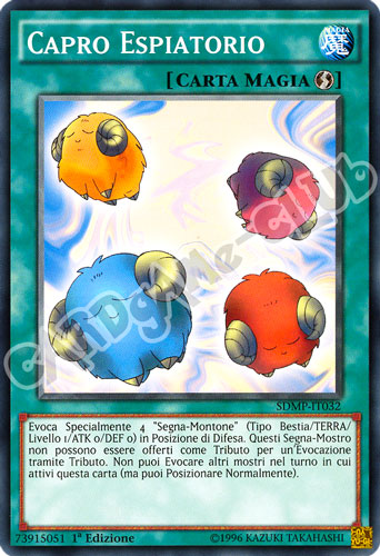 SDMP-IT032 Capro Espiatorio comune 1a Edizione (IT) -NEAR MINT-