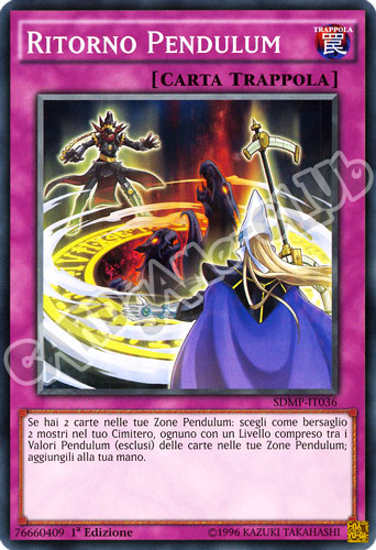 SDMP-IT036 Ritorno Pendulum comune 1a Edizione (IT) -NEAR MINT-