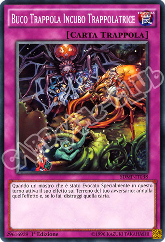 SDMP-IT038 Buco Trappola Incubo Trappolatrice comune 1a Edizione (IT) -NEAR MINT-