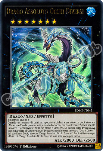 SDMP-IT042 Drago Assoluto Occhi Diversi ultra rara 1a Edizione (IT) -NEAR MINT-