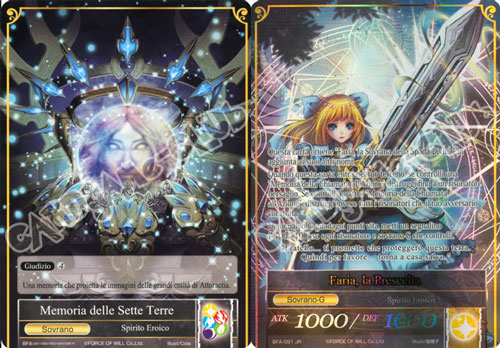 BFA1-ITJ91 Memoria delle Sette Terre/Faria, la Prescelta rara foil/parallel (IT) -NEAR MINT-