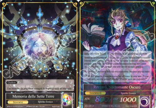 BFA1-ITJ95 Memoria delle Sette Terre/Rezzard, Necromante Oscuro rara foil/foil (IT) -NEAR MINT-