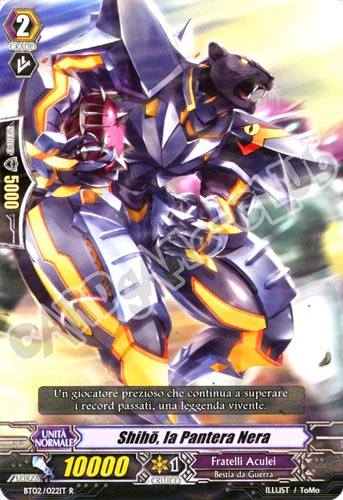 BT02-IT022 Shiho, la Pantera Nera rara foil (IT) -NEAR MINT-