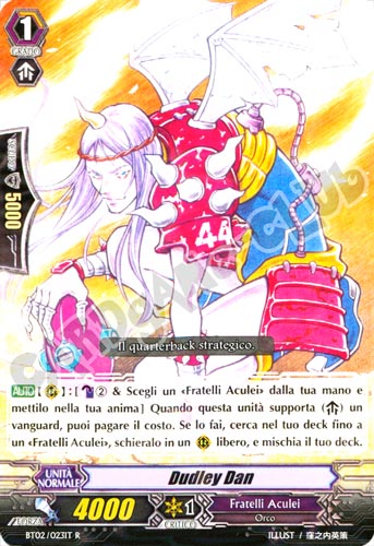 BT02-IT023 Dudley Dan rara foil (IT) -NEAR MINT-