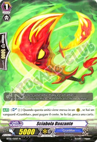 BT02-IT025 Sciabola Danzante rara foil (IT) -NEAR MINT-