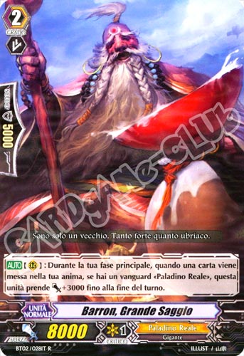 BT02-IT028 Barron, Grande Saggio rara foil (IT) -NEAR MINT-