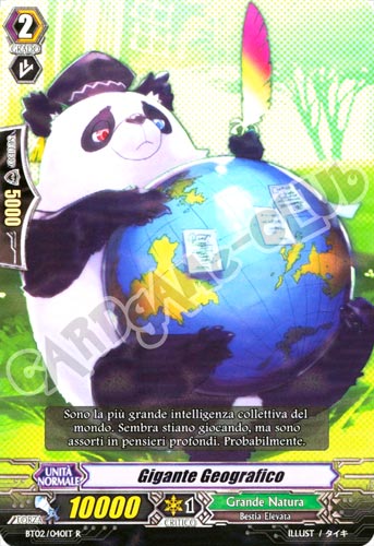 BT02-IT040 Gigante Geografico rara foil (IT) -NEAR MINT-