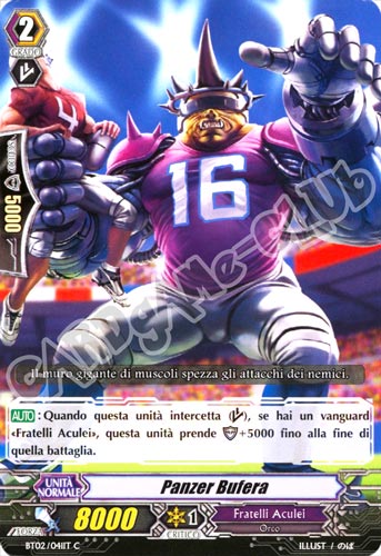 BT02-IT041 Panzer Bufera comune normale (IT) -NEAR MINT-