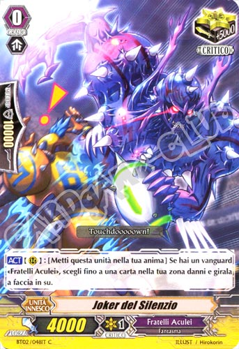 BT02-IT048 Joker del Silenzio comune normale (IT) -NEAR MINT-