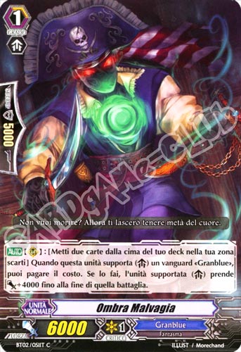 BT02-IT051 Ombra Malvagia comune normale (IT) -NEAR MINT-