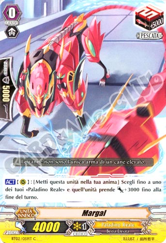 BT02-IT059 Margal comune normale (IT) -NEAR MINT-