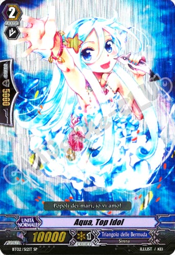 BT02-ITS12 Aqua, Top Idol speciale foil (IT) -NEAR MINT-