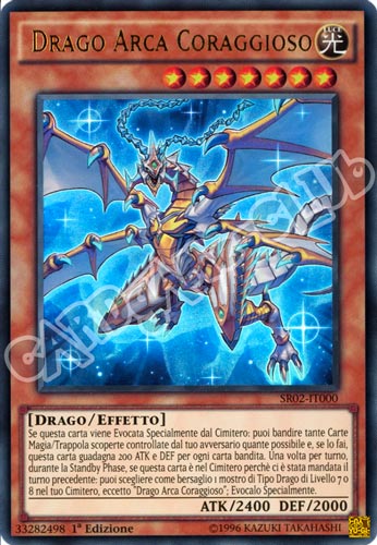 SR02-IT000 Drago Arca Coraggioso ultra rara 1a Edizione (IT) -NEAR MINT-