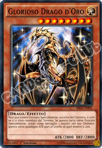 SR02-IT005 Glorioso Drago d'Oro comune 1a Edizione (IT) -NEAR MINT-
