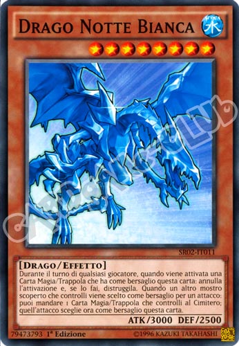 SR02-IT011 Drago Notte Bianca comune 1a Edizione (IT) -NEAR MINT-