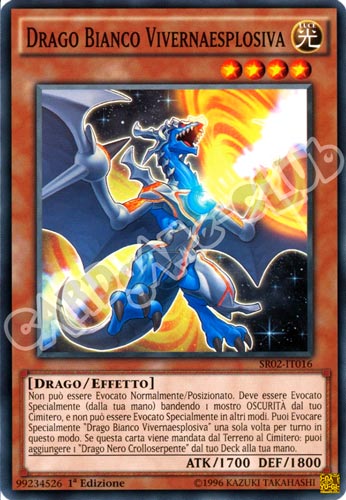 SR02-IT016 Drago Bianco Vivernaesplosiva comune 1a Edizione (IT) -NEAR MINT-