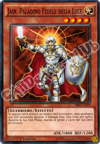 SR02-IT020 Jain, Paladino Fedele della Luce comune 1a Edizione (IT) -NEAR MINT-