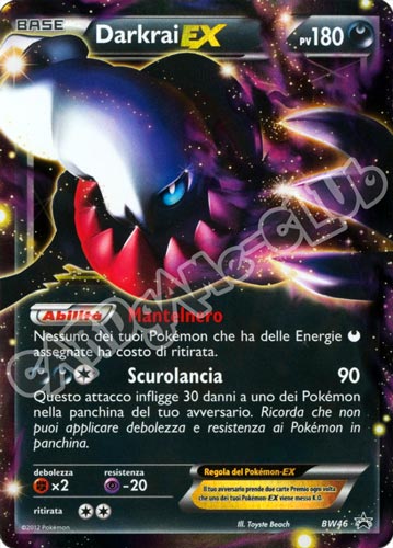 BW46 Darkrai Ex rara ex foil (IT) -NEAR MINT-