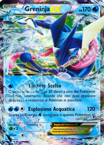XY20 Greninja Ex rara ex foil (IT) -NEAR MINT-
