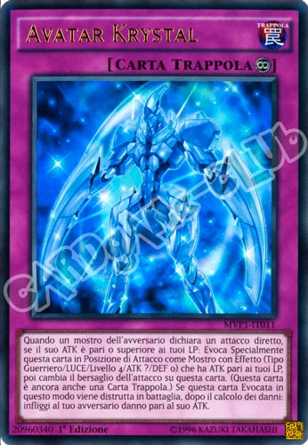 MVP1-IT011 Avatar Krystal ultra rara 1a edizione (IT) -NEAR MINT-