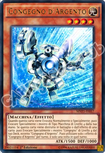 MVP1-IT017 Congegno D'Argento ultra rara 1a edizione (IT) -NEAR MINT-