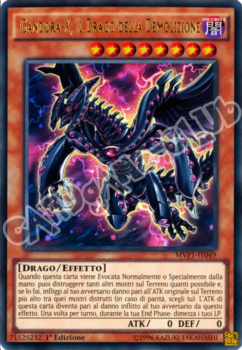MVP1-IT049 Gandora-X, il Drago della Demolizione ultra rara 1a edizione (IT) -NEAR MINT-