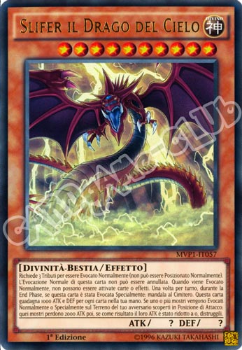 MVP1-IT057 Slifer il Drago del Cielo ultra rara 1a edizione (IT) -NEAR MINT-