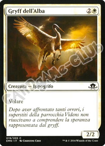 019 / 205 Gryff dell'Alba comune normale (IT) -NEAR MINT-