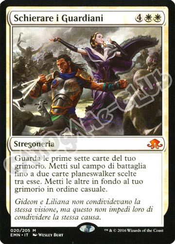 020 / 205 Schierare i Guardiani rara mitica normale (IT) -NEAR MINT-