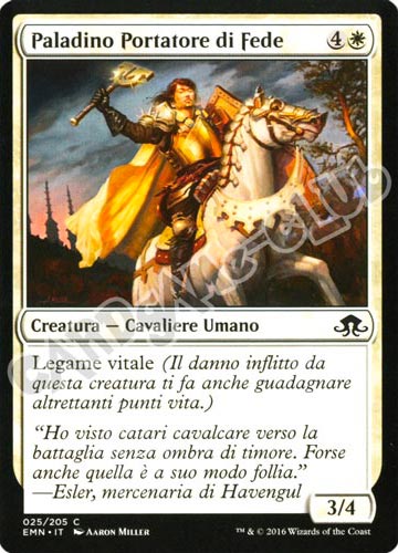 025 / 205 Paladino Portatorte di Fede comune normale (IT) -NEAR MINT-
