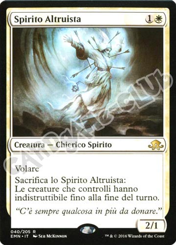 040 / 205 Spirito Altruista rara normale (IT) -NEAR MINT-