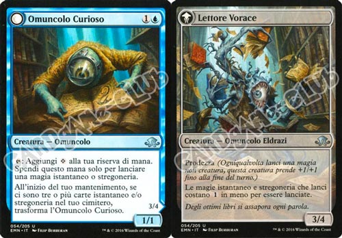 054 / 205 Omuncolo Curioso non comune normale (IT) -NEAR MINT-