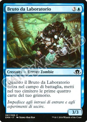 067 / 205 Bruto da Laboratorio comune normale (IT) -NEAR MINT-