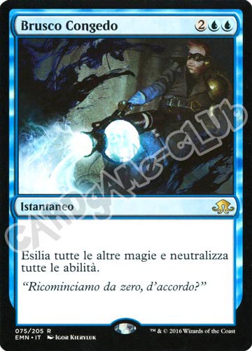 075 / 205 Brusco Congedo rara normale (IT) -NEAR MINT-