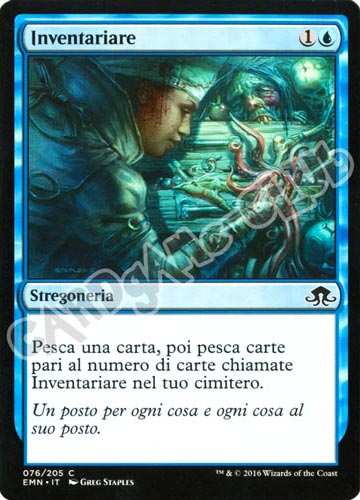 076 / 205 Inventariare comune normale (IT) -NEAR MINT-