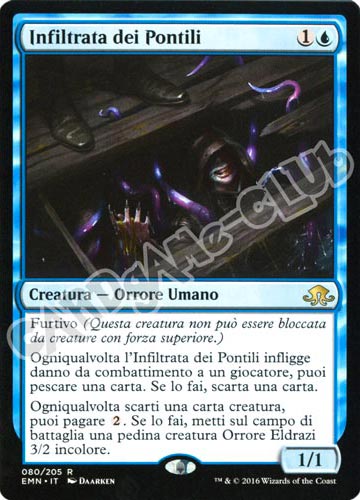 080 / 205 Infiltrata dei Pontili rara normale (IT) -NEAR MINT-