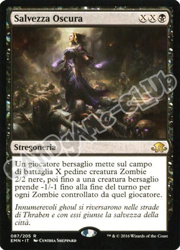 087 / 205 Salvezza Oscura rara normale (IT) -NEAR MINT-