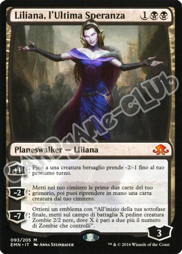 093 / 205 Liliana, l'Ultima Speranza rara mitica normale (IT) -NEAR MINT-