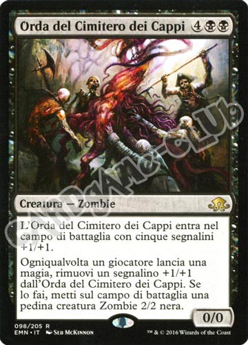 098 / 205 Orda del Cimitero dei Cappi rara normale (IT) -NEAR MINT-