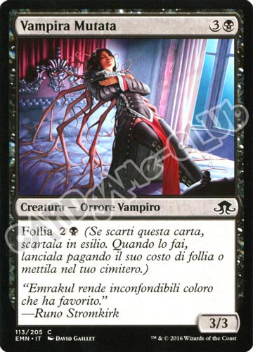 113 / 205 Vampura mutata comune normale (IT) -NEAR MINT-