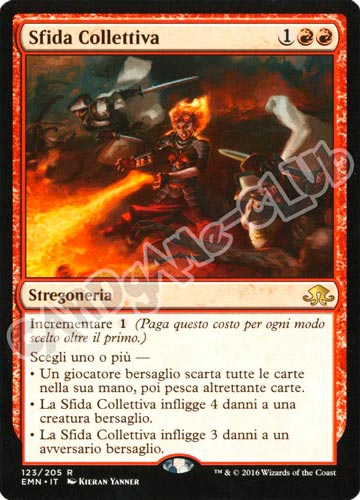 123 / 205 Sfida Collettiva rara normale (IT) -NEAR MINT-