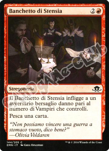 144 / 205 Banchetto di Stensia comune normale (IT) -NEAR MINT-