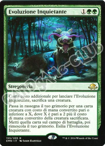 155 / 205 Evoluzione Inquietante rara normale (IT) -NEAR MINT-