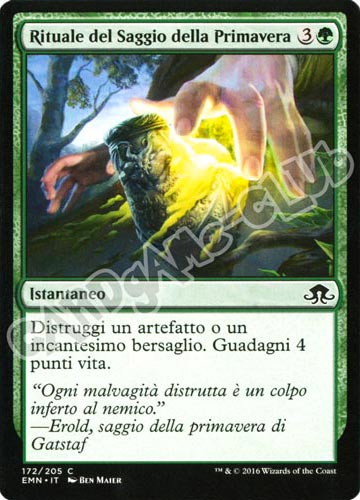 172 / 205 Rituale del Saggio della Primavera comune normale (IT) -NEAR MINT-