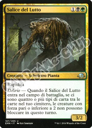 187 / 205 Salice del Lutto non comune normale (IT) -NEAR MINT-