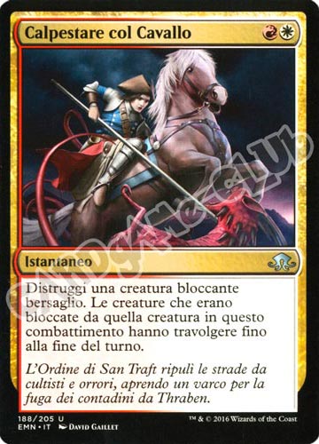 188 / 205 Calpestare col Cavallo non comune normale (IT) -NEAR MINT-